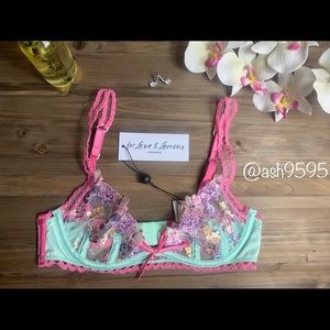 SOLD!!!For Love and Lemons Pansy Bouquet Bra